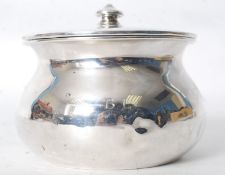 Charles Boyton & Sons, 1919 - hallmarked silver pot, being engraved 'BL' to front and featuring