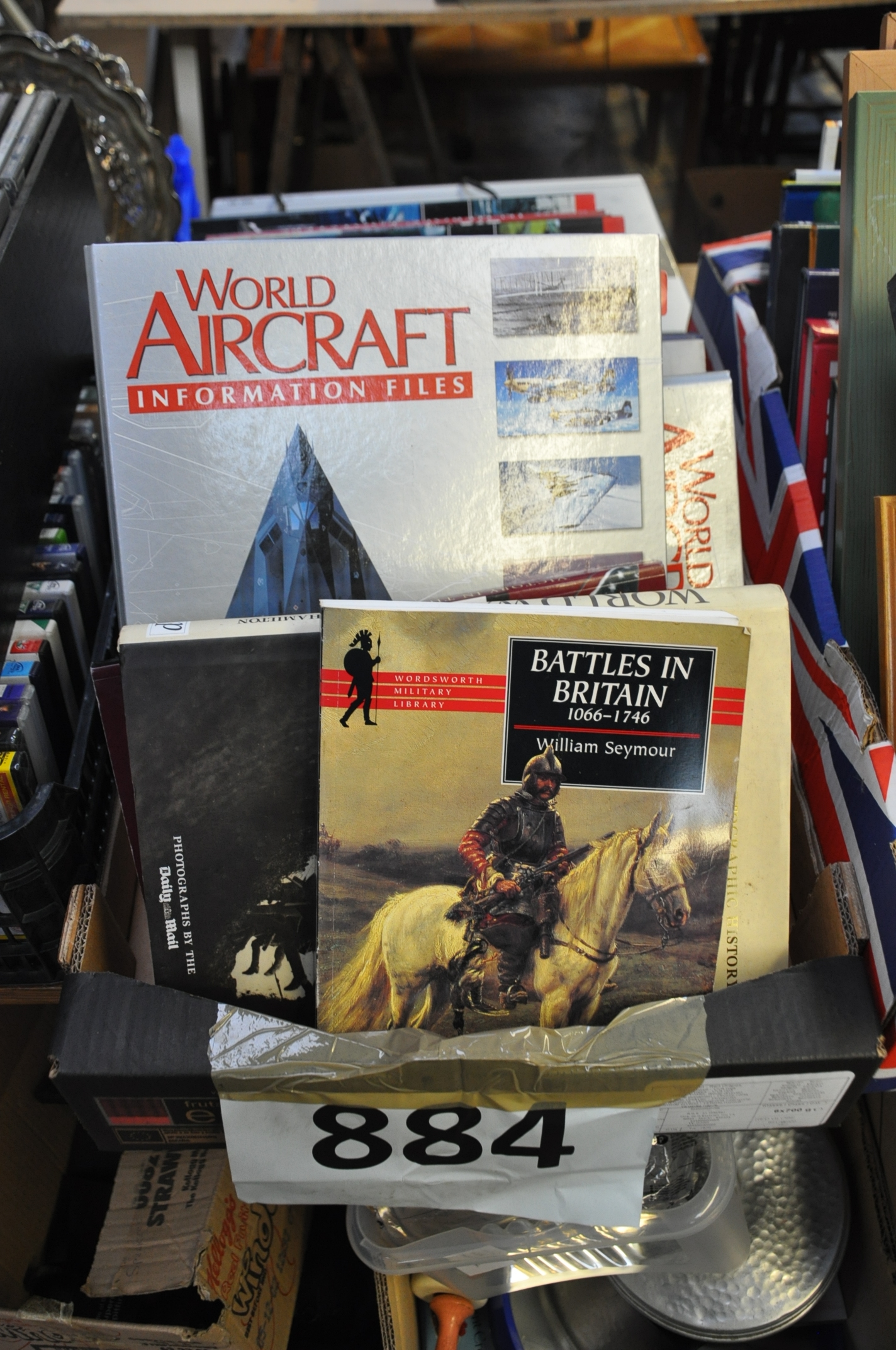 A good selection of war and military related books to include World Aircraft, WWII and WWI books,