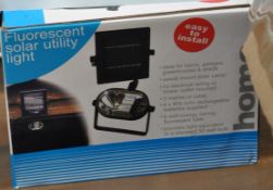 A pair of box Pro Team solar utility working lights