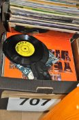 A selection of vintage vinyl records to include classical and others.