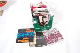 A good collection of vintage EP vinyl records to include Booker T & The MG's, Elvis Costello and