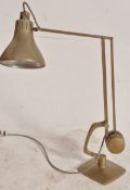An original Hadrill & Horstmann counterbalance anglepoise office desk lamp