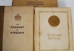 Cigarette Card Albums: A vintage Pageant Of Kingship presentation cigarette card collectors album