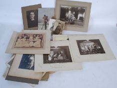 A good mixed lot of ephemera to include vintage photographs from Chippenham, WWI soldier