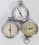 A 1930's Speedster 4 Jewel pocket watch complete with box and original paperwork along with 2 Smiths