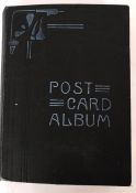 A good vintage postcard album featuring all military world war 1 and other related postcards