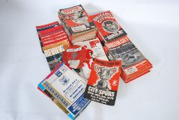 A collection of Bristol City program\f1 m\f0 es from the \f1 19\f0 60's along with a number of