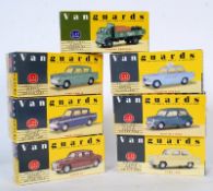 A collection of Vanguards boxed toy diecast cars / vehicles compromising VA5001, VA16000, VA13000,