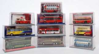A collection of 10 boxed Corgi Original Omnibus diecast limited edition buses, comprising model