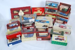A collection of die cast cars to include boxed Matchbox models of yesteryear including limited