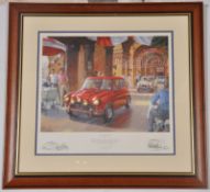 Tony Smith - signed limited edition print from the 1969 film The Italian Job starring Michael Caine.