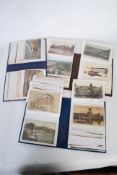 Four albums of 20th century and later postcards to include Bristish and European