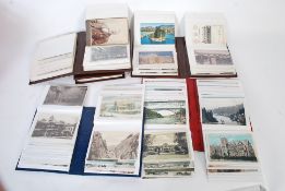 5 albums of early 20th century postcards, American, European etc.