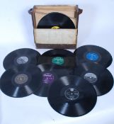 A collection of vintage gramaphone records to include Elvis, Chuck Berry, The Everly Brothers etc
