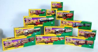 A collection of boxed Corgi Showmans Range circus diecast toy cars, figures, vehicles etc. Each