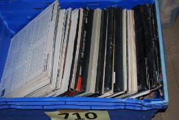 A collection of mainly classical LP records.