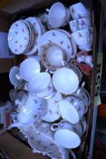A mixed lot of china to include Royal Stafford tea set, and other items