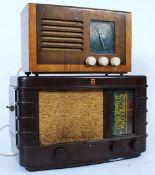 A vintage Phillips radio along with one other