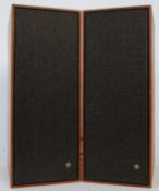 A pair of retro Bang and Olufson Beovox 1000 speakers made in denmark type 6208 series 34.