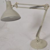 A Herbert Terry style anglepoise lamp by 1001 lighting. terraced base with angle adjustable arm and