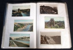 An album of good 20th century postcards, all being views of Bristol and surrounding areas, including