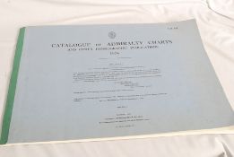 A 1974 Catalogue Of Admiralty Charts And Other Hydrographic Publications, issued by the navy.