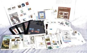 A quantity of stamps and first day covers.