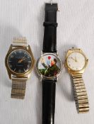 3 mechanical watches to include a black faced marinemaster de luxe, KJAG 234190 and a Chinese