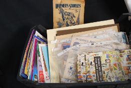 A collection of vintage ephemera to include old advertising theatre programmes, cigarette card