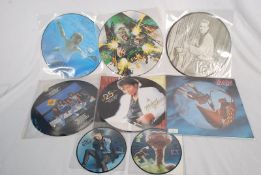 Vinyl records - all picture discs to include Iron Maiden, Michael Jackson, Nirvana, Bon Jovi, Meat
