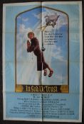 A vintage cinema movie film advertising poster for In God We Trust starring Marty Feldman. 104cm x
