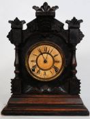 An Ansonia & Co New York mantel clock.