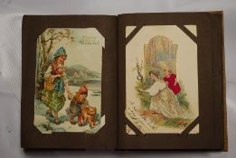 A collection of approx 100 early postcards and greetings cards