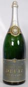 A large oversize shop display / advertising bottle for Deutz champagne. 61cm tall.