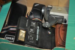 A collection of vintage 20th century cameras, 6 in total to include Kodak instant, cine-camera etc