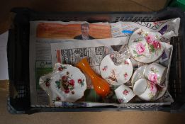 A collection of china to include Royal Albert and Hammersmith etc.