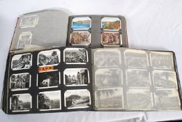 2 photo albums dating to the early to mid 20th century, mostly holiday / tour images