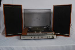 A Sony HMP 20 record player with speakers