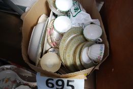 A mixed lot to include Royal Doulton, Royal Albert etc