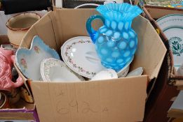 A mixed lot to include Staffordshire china, tureens etc