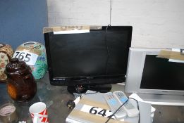 A Technika HD DVD 22" flatscreen television complete with control box