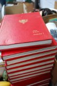 A complete set of childs britania encyclopedias.