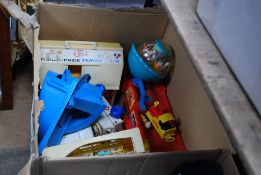 A quantity of vintage and retro Fisher Price playsets and figures to include Family Farm, Campervan,