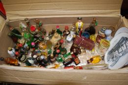 A large quantity of vintage breweriana to include decorative miniatures (with contents) and various