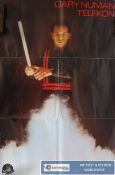 Music Memorabilia. An unframed `Gary Numan` music album / single `Telekon` poster  Overall 74 cms