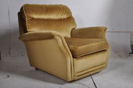 A retro 1970`s armchair