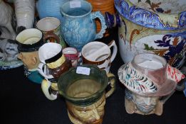 A collection of Toby jugs to include `The Cheerio` by Lawleys, SylvaC and others