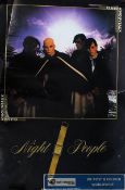 Music Memorabilia. An unframed `Classix Nouveaux`  `Night People` music album poster. Notation to