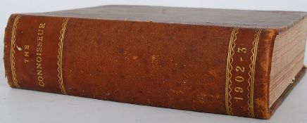 The Connoisseur leather bound book 1902-03 Antique Furniture, Collections, Jewels etc