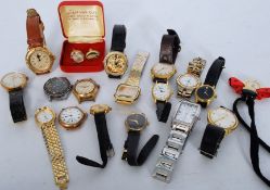 A Waltham USA American wristwatch together with a Kaiser, Ardatic and many others etc